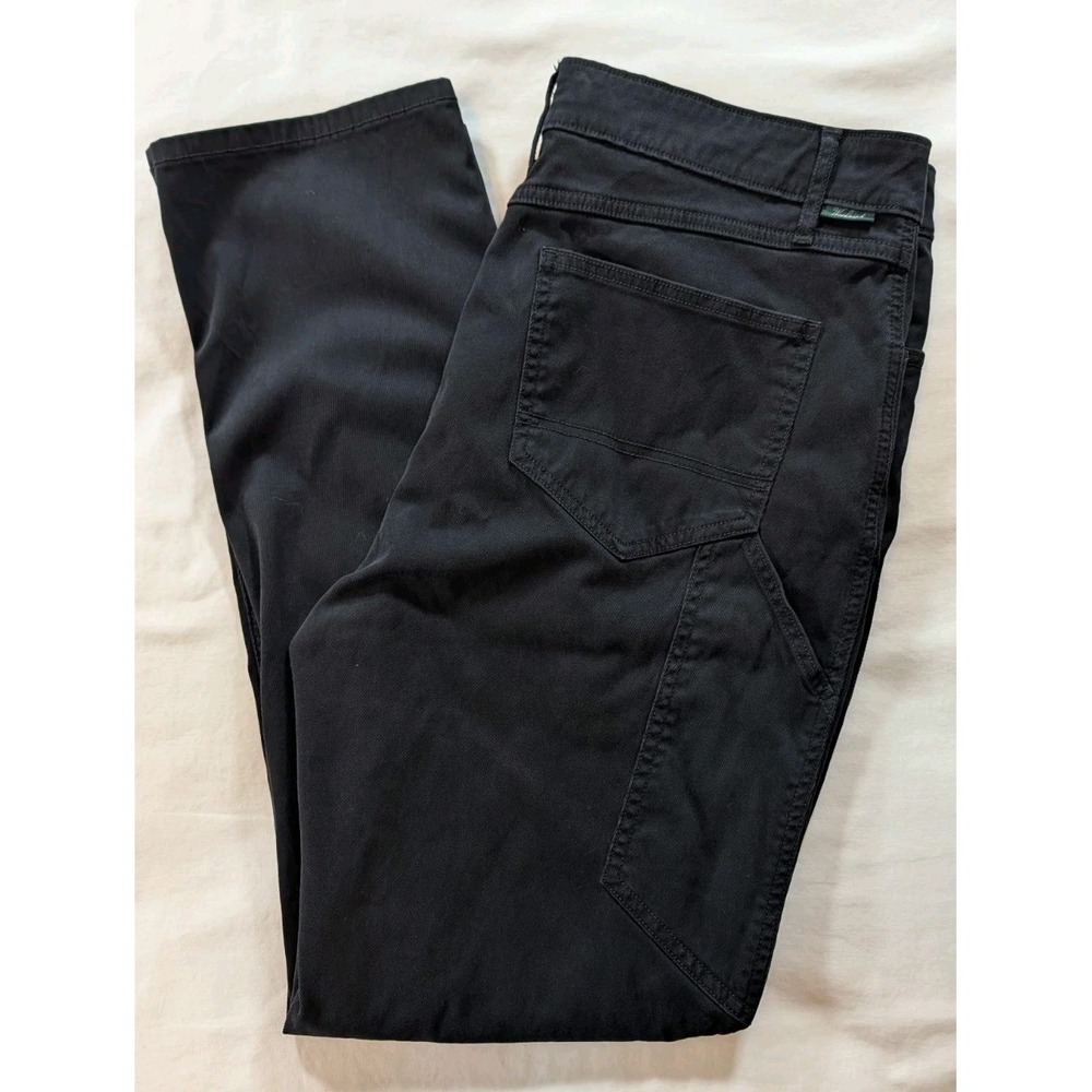 Woolrich The Green Label Collection Men's Pants 36x32 Black Stretch WiseWork
